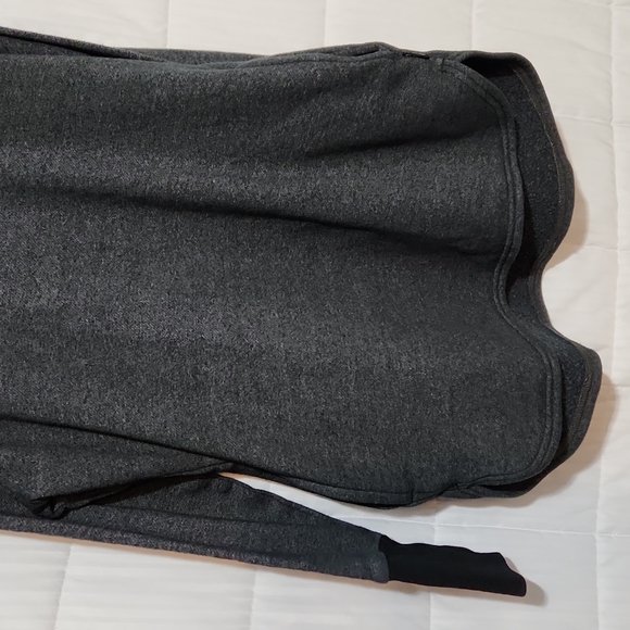 RBX MEN'S  SWEATER GRAY LOGO SPELLED OUT HOODIE HOODED PULLOVER MEDIUM - Picture 6 of 10